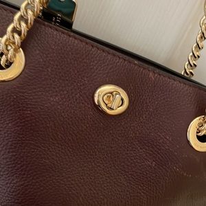 Preloved Coach bag - beautiful burgundy